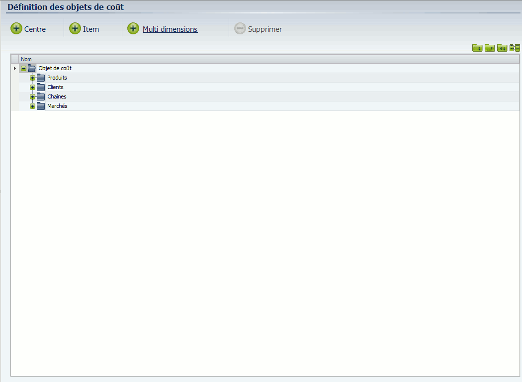 MyBACM Express / MyABBCM Enterprise - Modélisation Multidimensionnelle